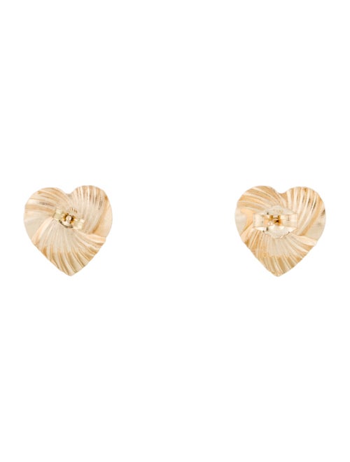 Earrings 14K Heart Stud Earrings