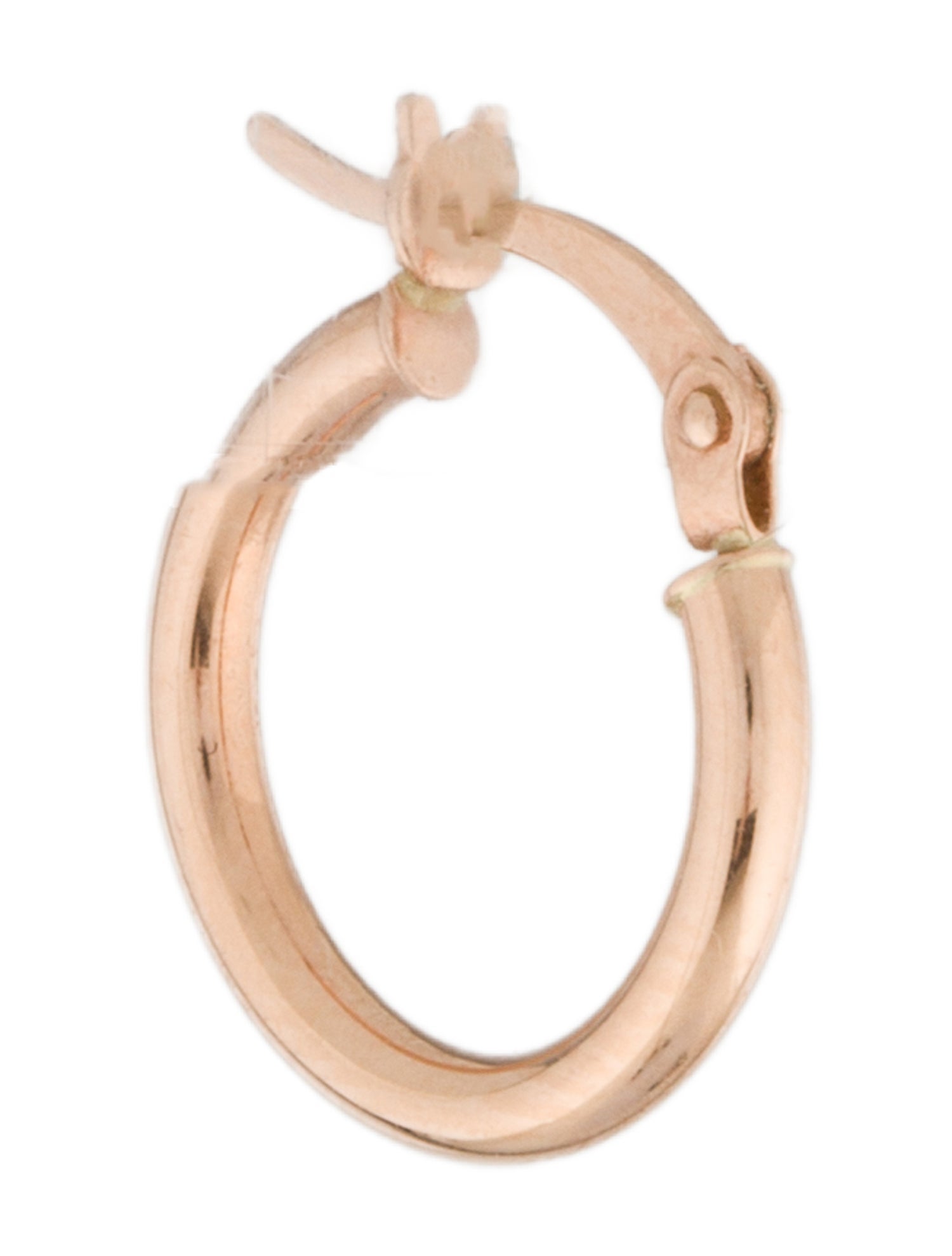 Earrings 14K Single Hoop Earring