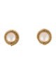Earrings 14K Mabé Pearl Clip-On Earrings