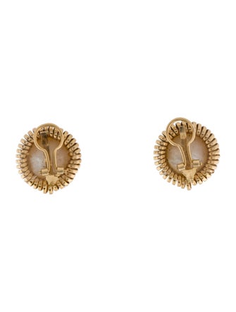 Earrings 14K Mabé Pearl Clip-On Earrings