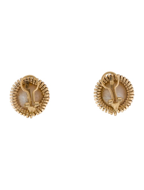 Earrings 14K Mabé Pearl Clip-On Earrings