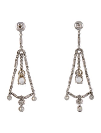 Earrings 18K Diamond Chandelier Earrings