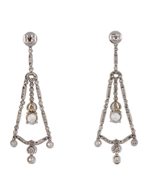Earrings 18K Diamond Chandelier Earrings