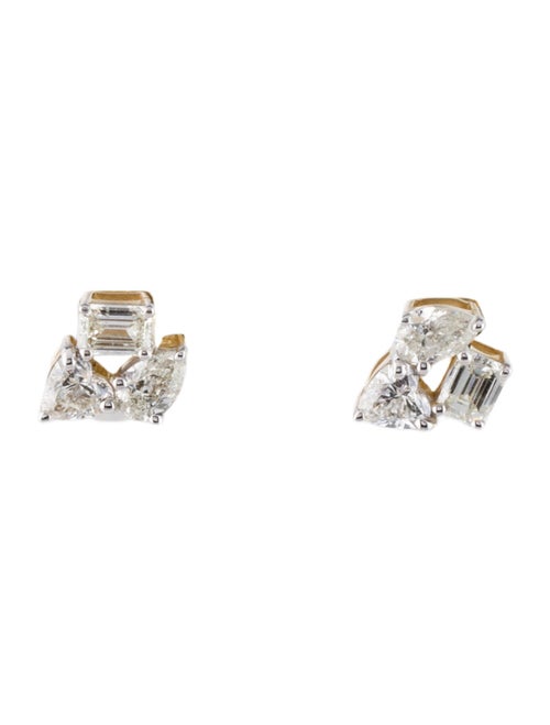 Earrings 14K 1.05ctw Diamond Stud Earrings