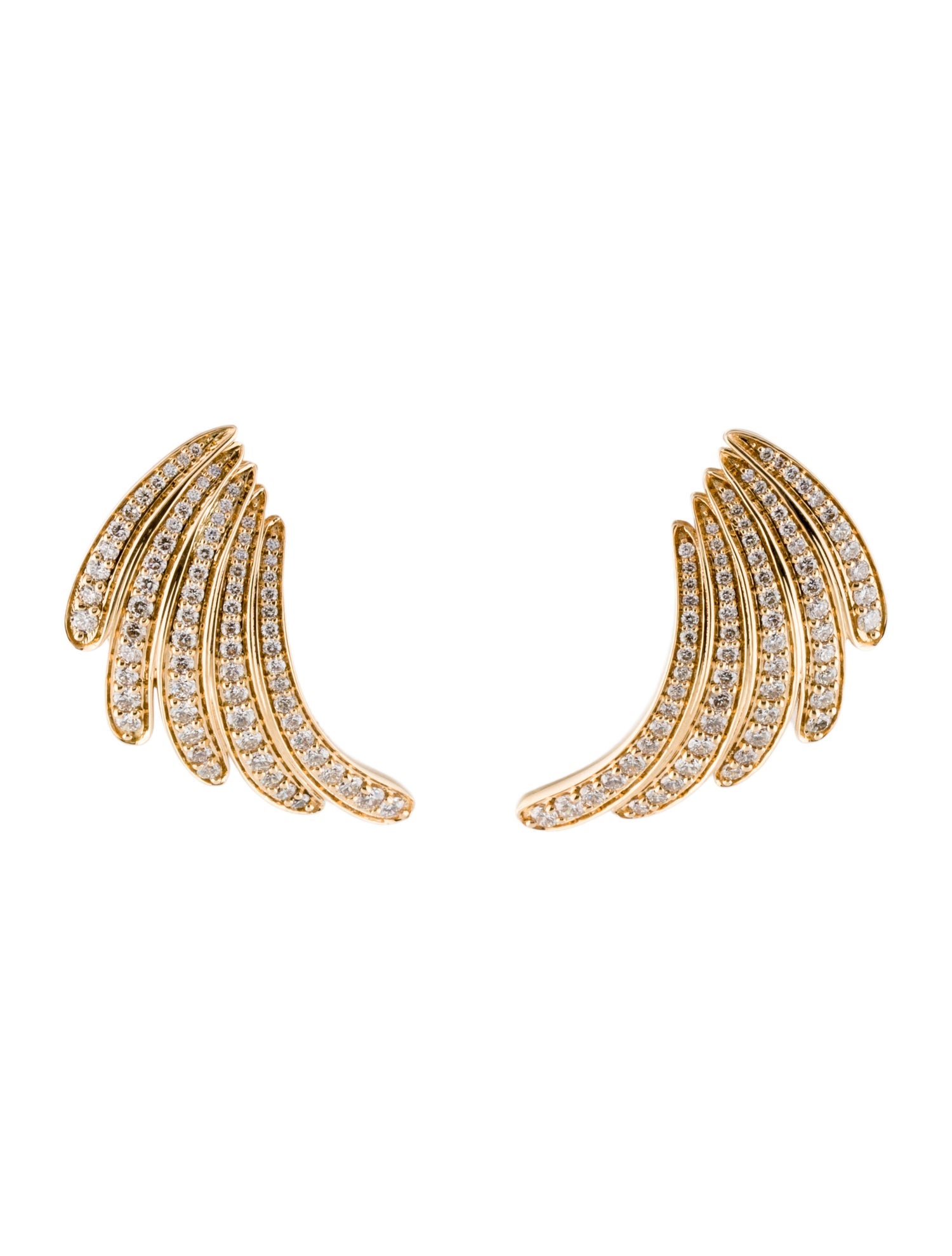 Earrings 18K 1.56ctw Diamond Drop