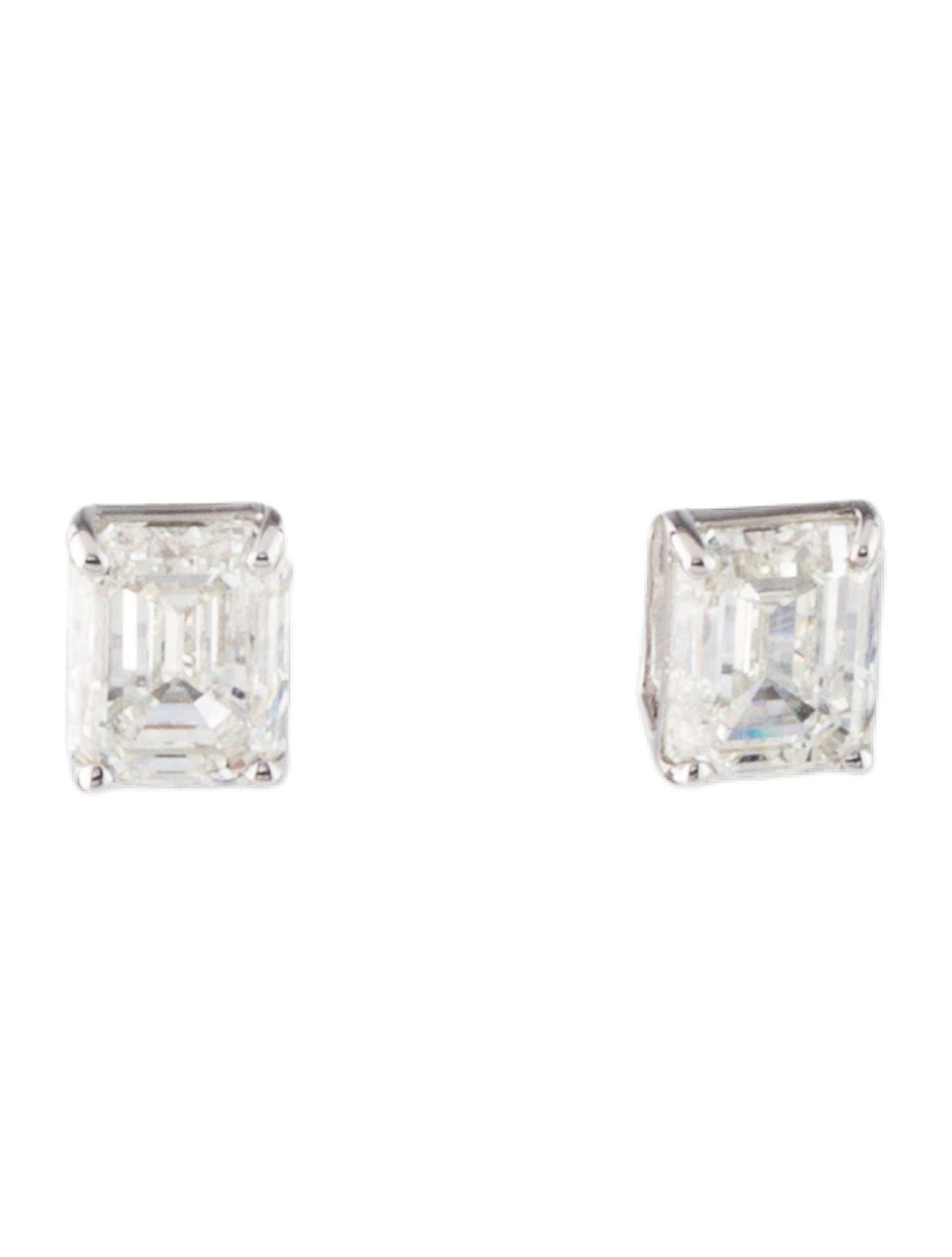 Earrings 18K 1.01ctw Diamond Stud
