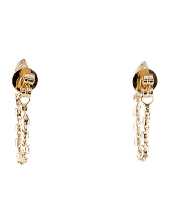 Earrings 14K Diamond Drop Earrings