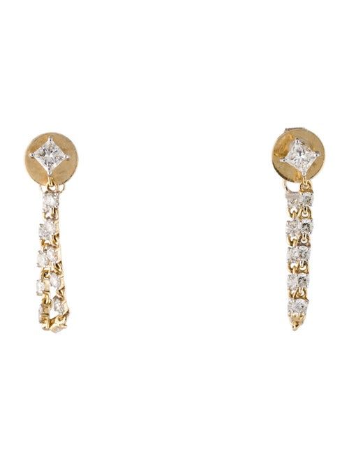 Earrings 14K 1.21ctw Diamond Drop Earrings