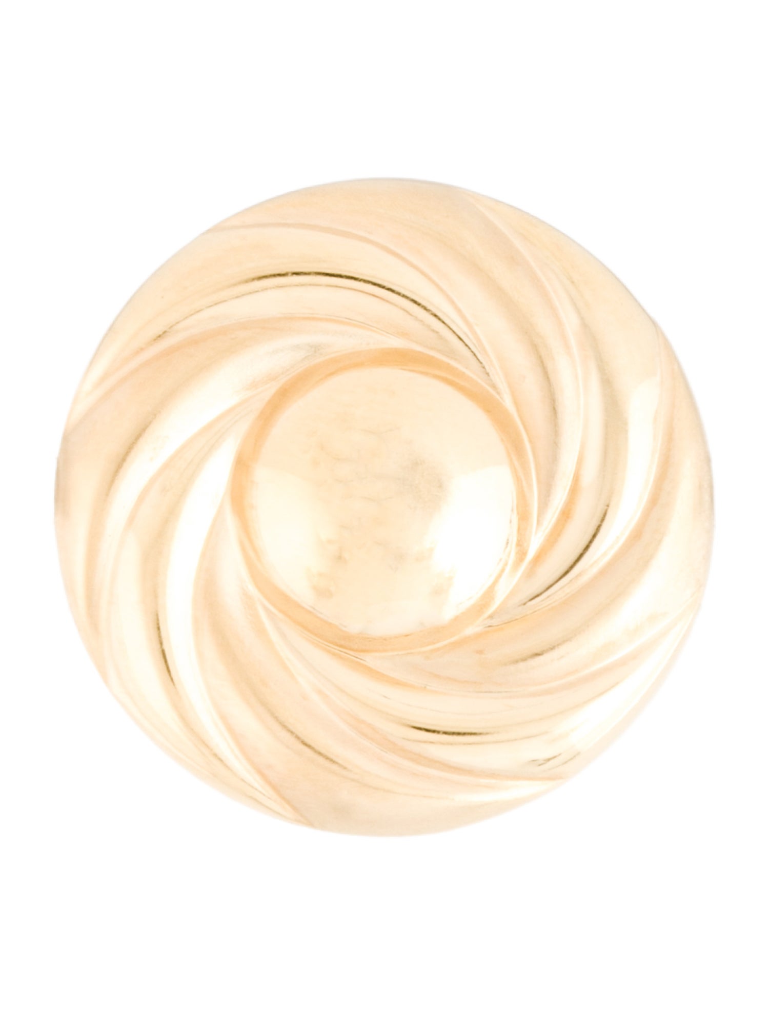 Earrings 14K Hollow Single Stud Earring