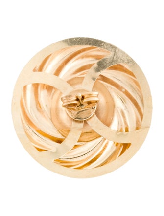 Earrings 14K Hollow Single Stud Earring