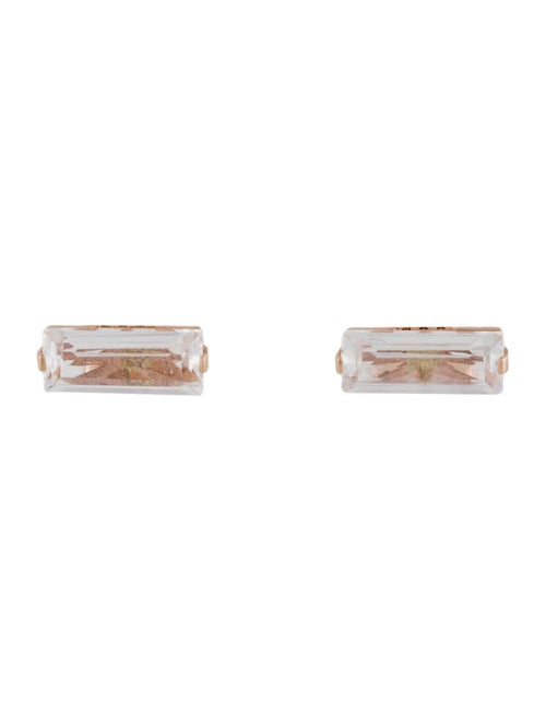 Earrings 14K 2.33ctw Topaz & Diamond Stud Earirngs
