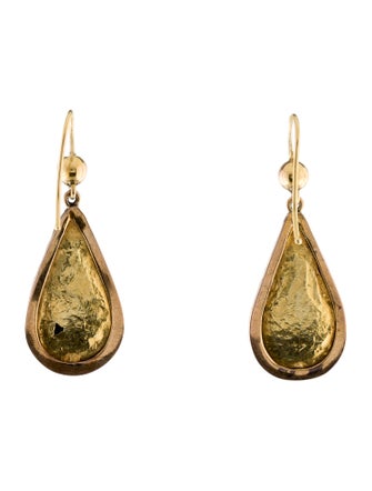 Earrings 18K Turquoise Drop Earrings