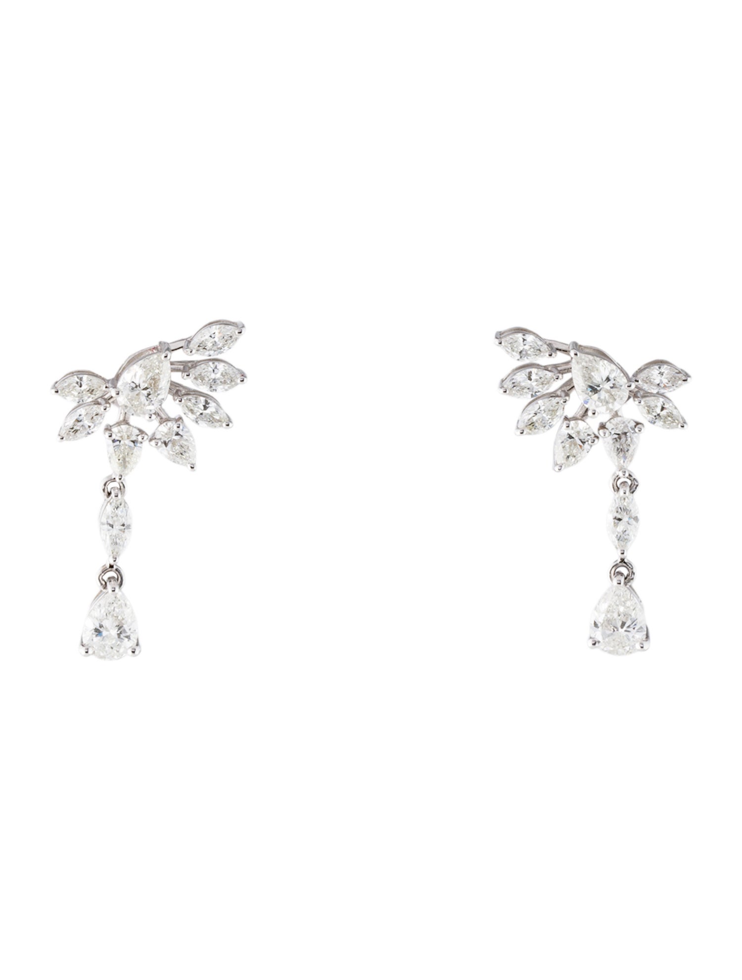 Earrings 14K 2.06ctw Diamond Drop
