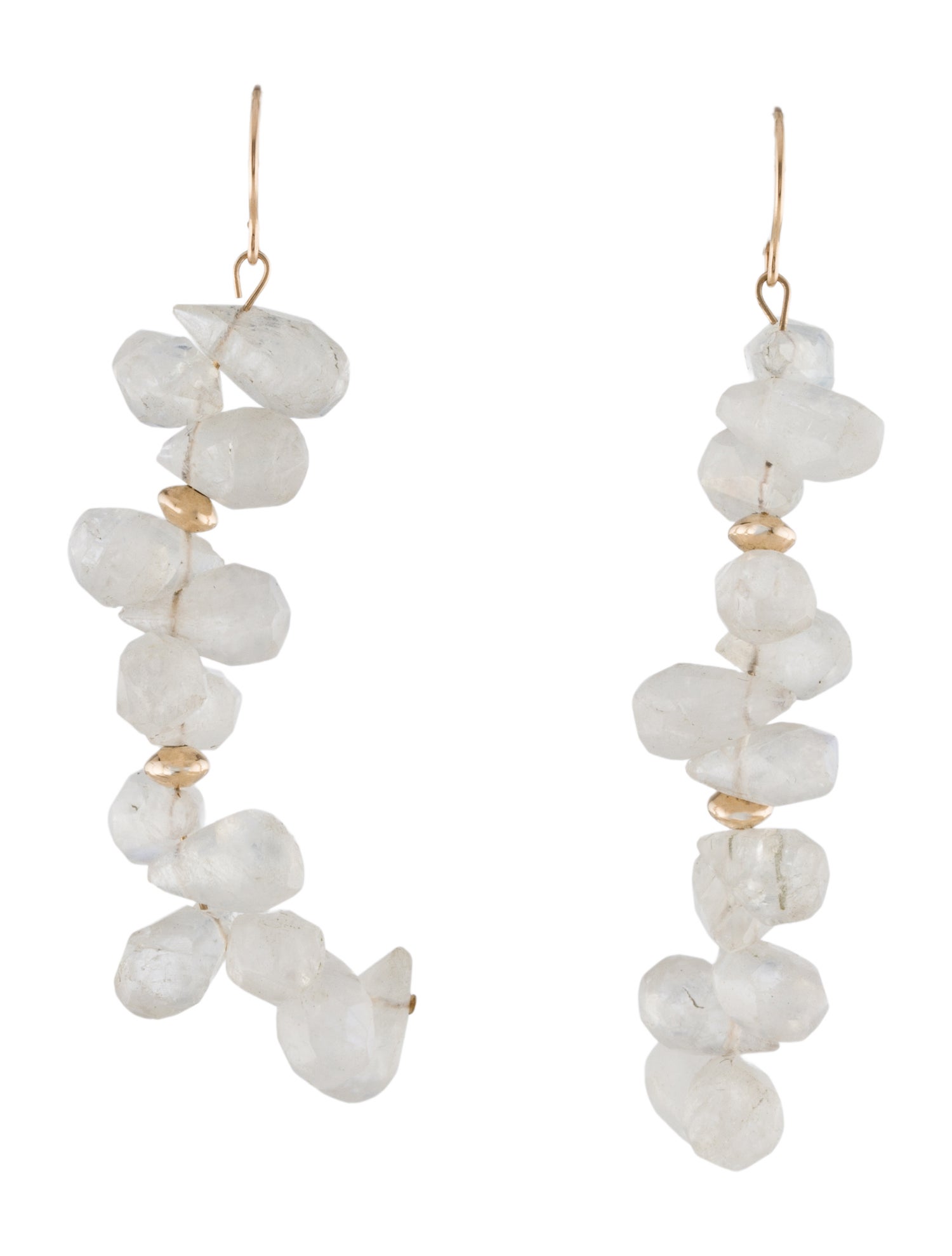 Earrings 14K Moonstone Drop Earrings