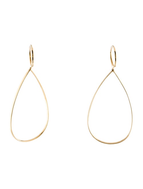 Earrings 14K Diamond Teardrop Earrings