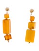 Earrings 14K Amber Drop Earrings