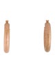 Earrings 14K Textured Hoop Earrings