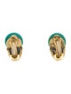 Earrings 18K Turquoise & Sapphire Clip-On Earrings