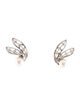 Earrings 14K Pearl & Diamond Clip-On Earrings