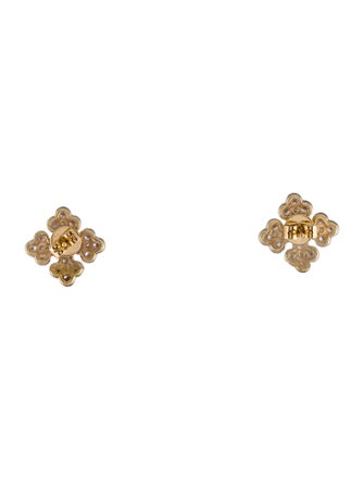Earrings 18K 1.32ctw Diamond Pavé Stud Earrings
