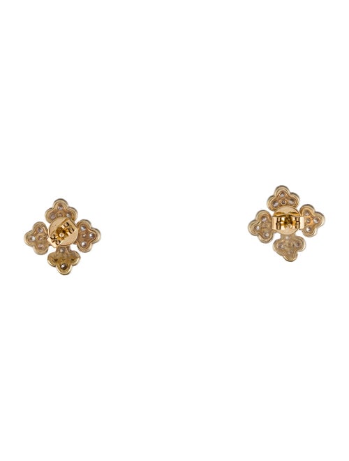 Earrings 18K 1.32ctw Diamond Pavé Stud Earrings