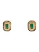 Earrings 14K Emerald Stud Earrings