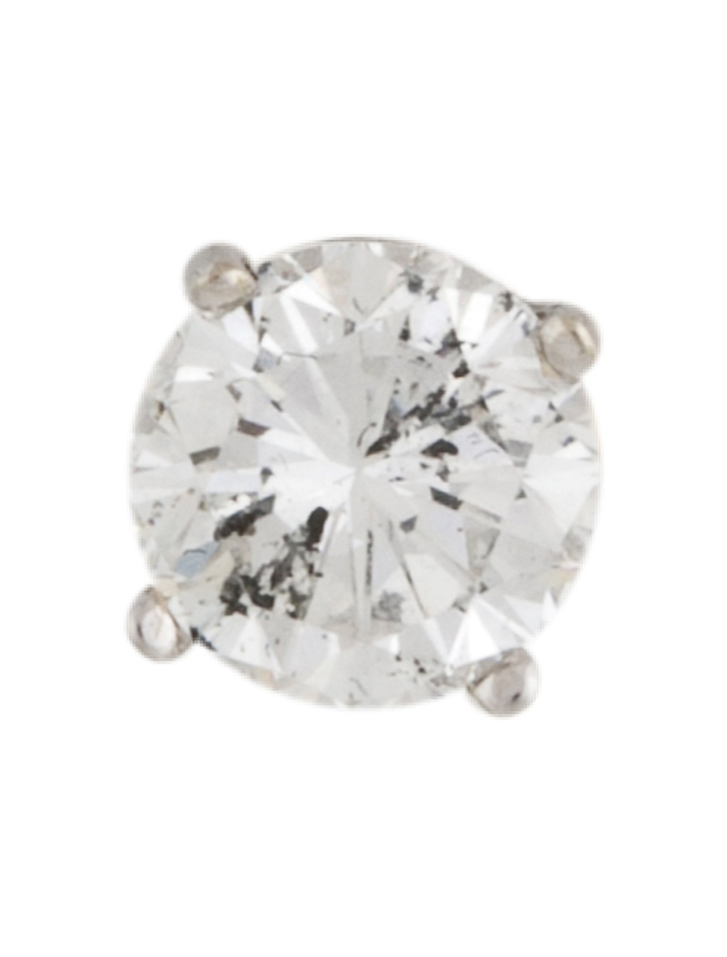 Earrings 14K Diamond Single Stud Earring