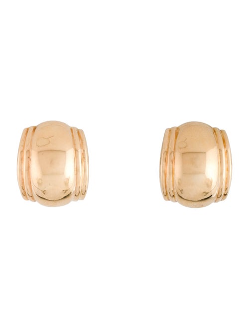 Earrings 14K Puffy Drop Earrings