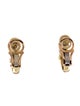 Earrings 18K Enamel Huggie Earclips