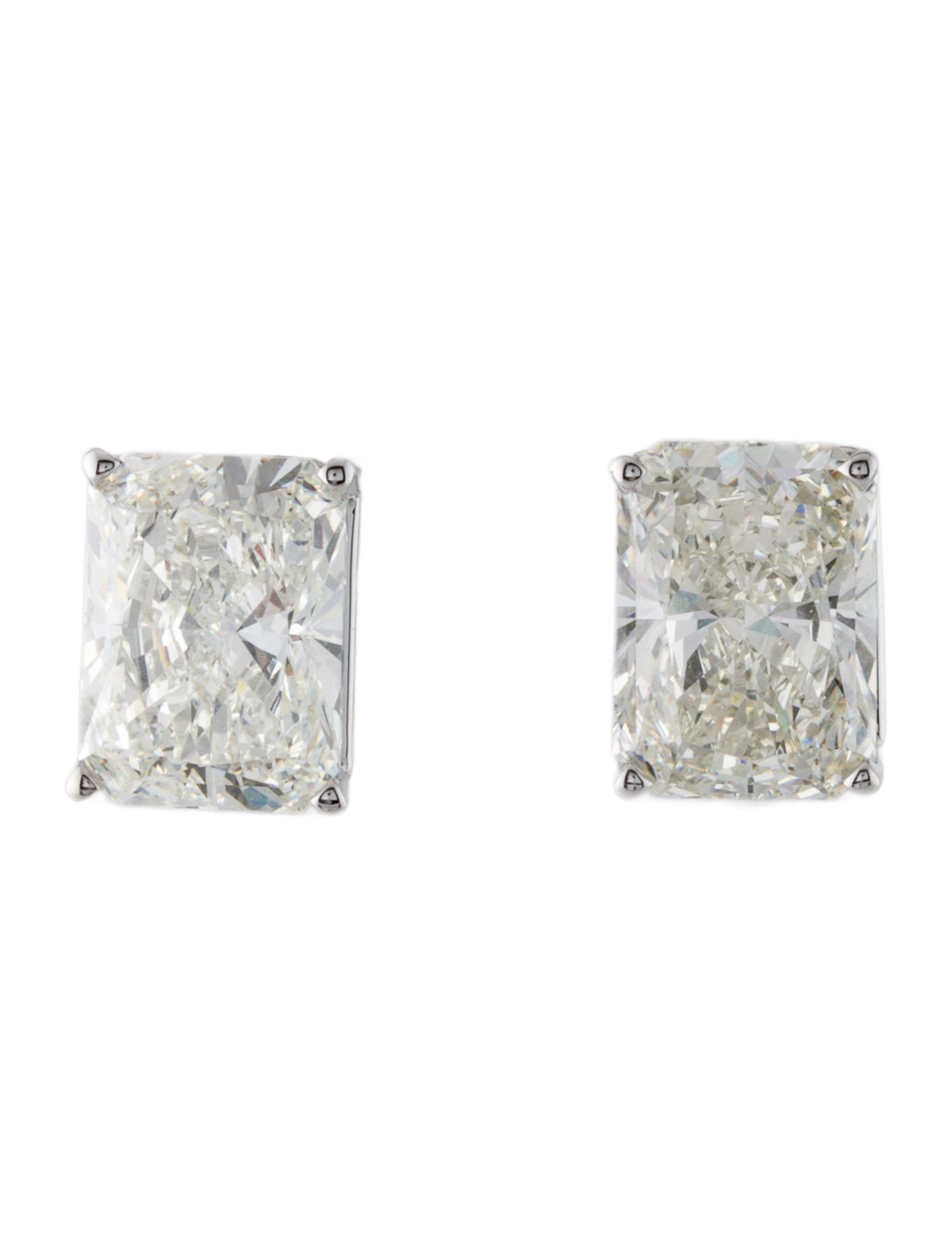 Earrings 14K 8.23ctw Lab-Grown Diamond Solitaire Stud
