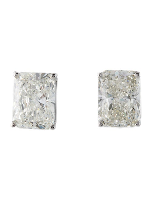 Earrings 14K 8.23ctw Lab-Grown Diamond Solitaire Stud Earrings