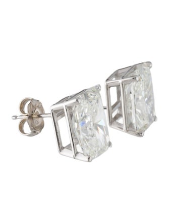 Earrings 14K 8.23ctw Lab-Grown Diamond Solitaire Stud Earrings
