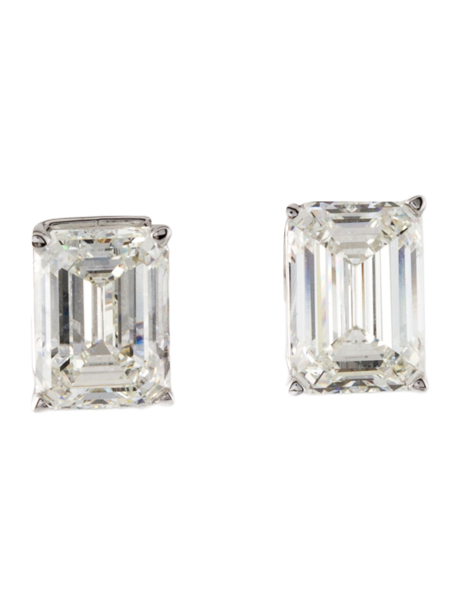 Earrings 14K 3.58ctw Lab-Grown Diamond Solitaire Stud