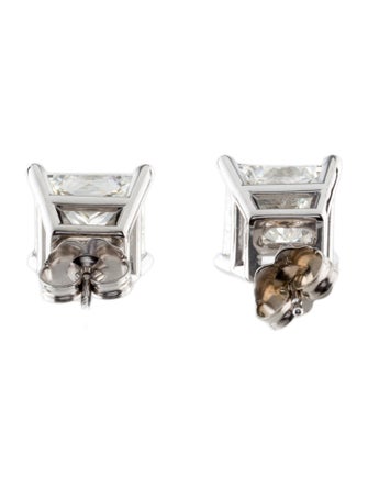 Earrings 14K 5.64ctw Lab-Grown Diamond Solitaire Stud Earrings