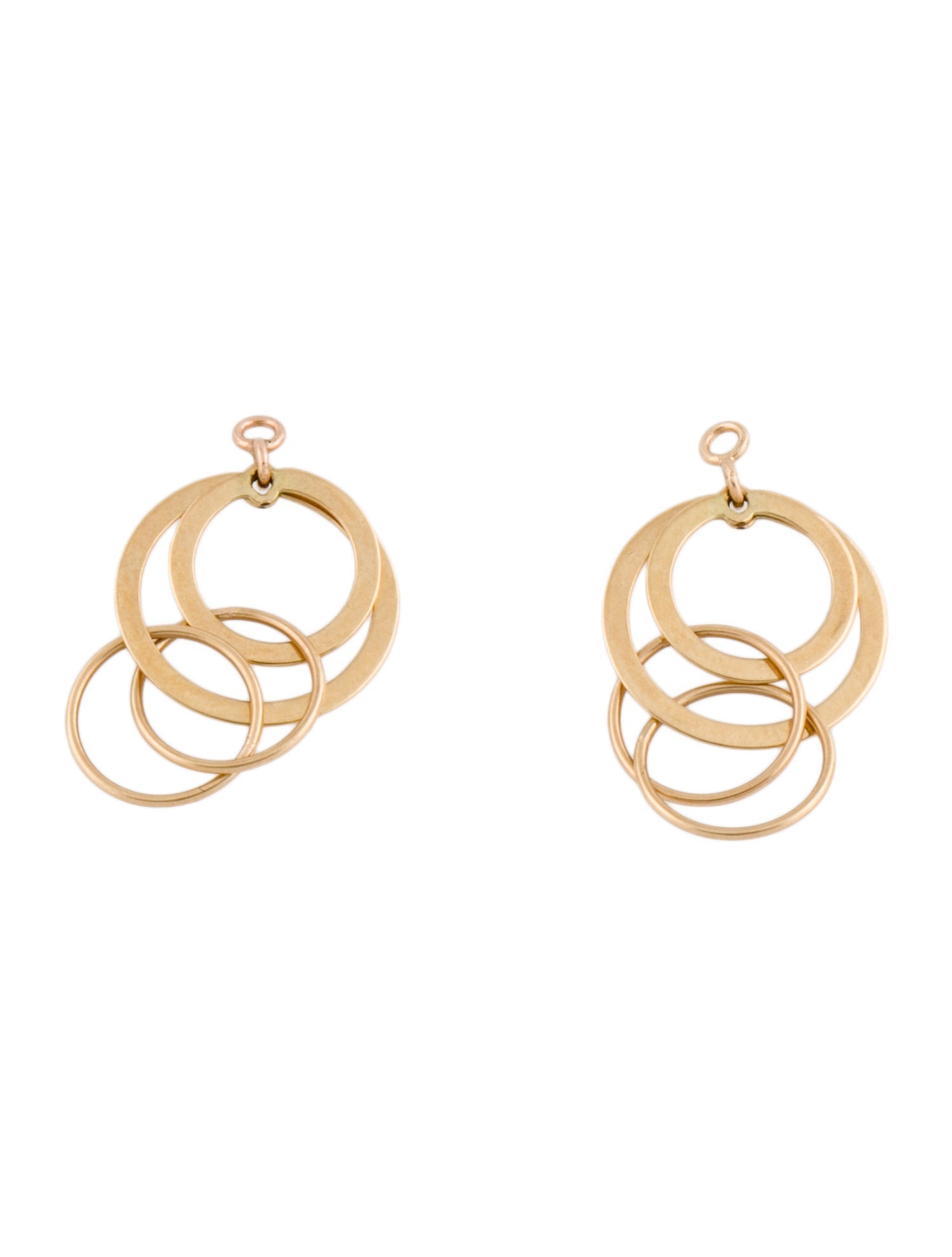 Earrings 14K Multi-Circle Earring Enhancers