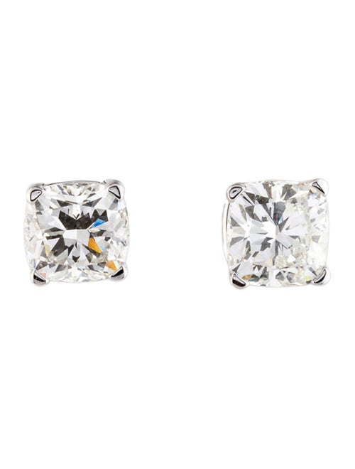 Earrings 14K 5.06ctw Lab-Grown Diamond Solitaire Stud Earrings