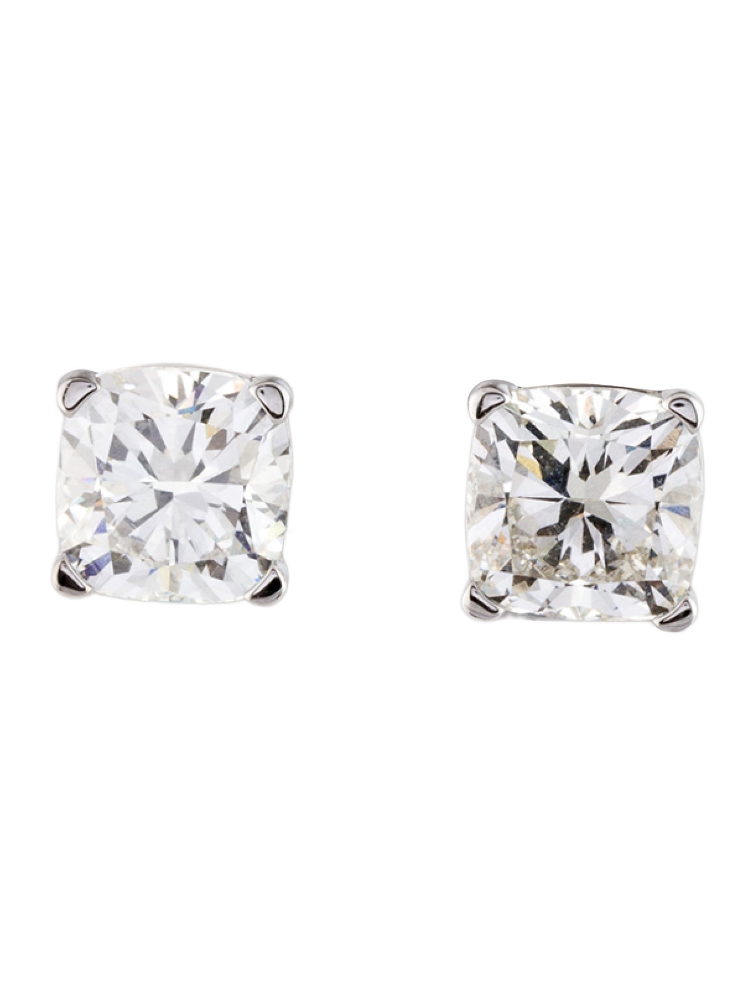 Earrings 14K 5.12ctw Lab-Grown Diamond Solitaire Stud