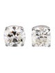 Earrings 14K 5.21ctw Lab-Grown Diamond Solitaire Stud Earrings