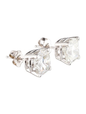 Earrings 14K 5.21ctw Lab-Grown Diamond Solitaire Stud Earrings