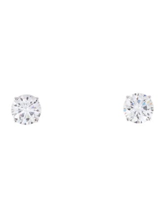 Earrings 14K 3.42ctw Lab-Grown Diamond Stud Earrings
