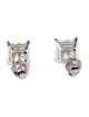Earrings 14K 2.87ctw Lab-Grown Diamond Solitaire Stud Earrings