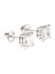 Earrings 14K 2.81ctw Lab-Grown Diamond Solitaire Stud Earrings