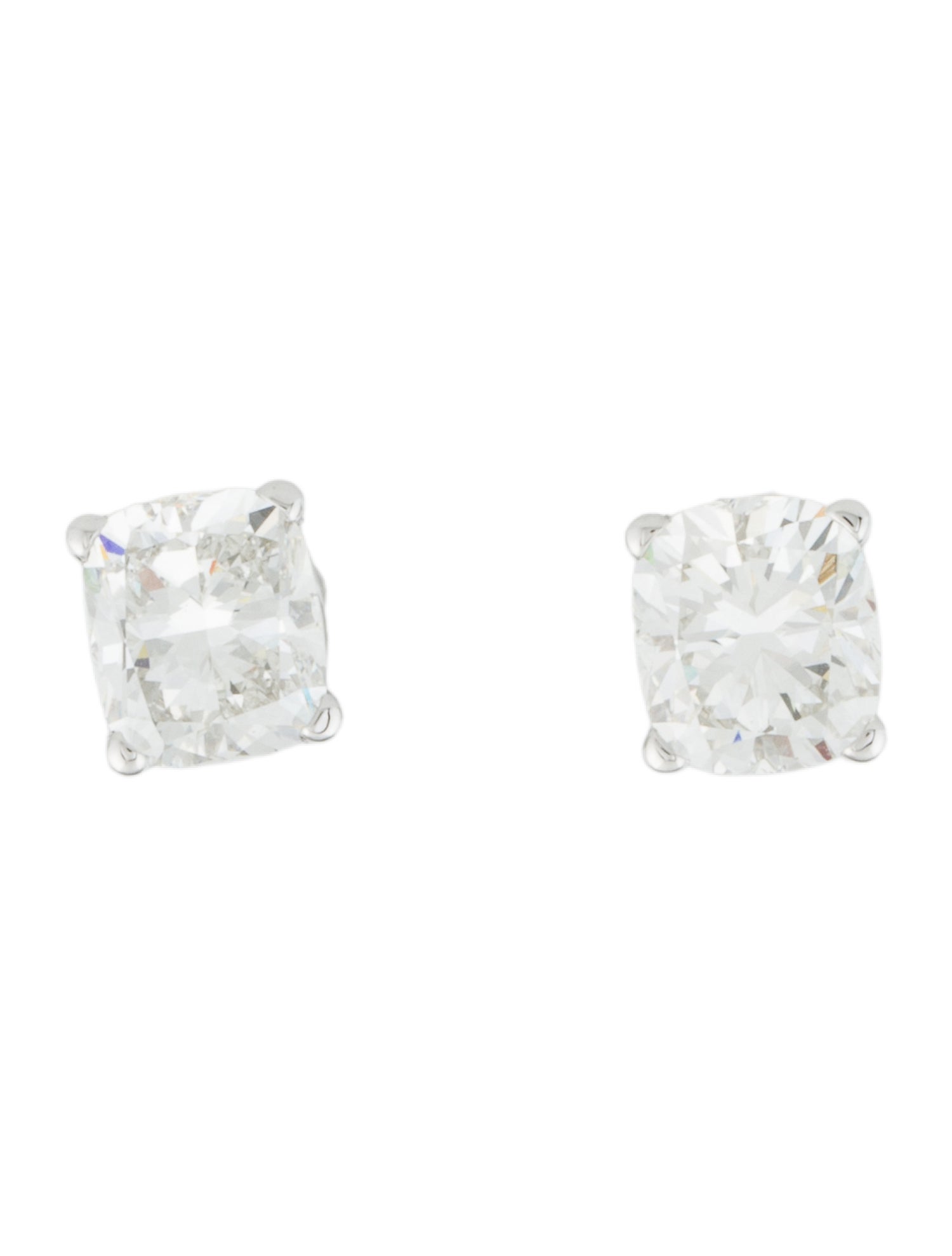 Earrings 14K 2.56ctw Lab-Grown Diamond Solitaire Stud