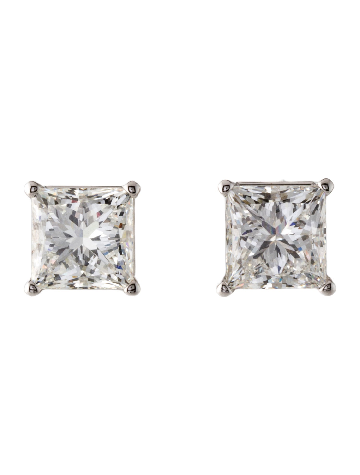 Earrings 14K 7.15ctw Lab-Grown Diamond Solitaire Stud