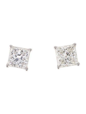 Earrings 14K 3.64ctw Lab-Grown Diamond Stud Earrings