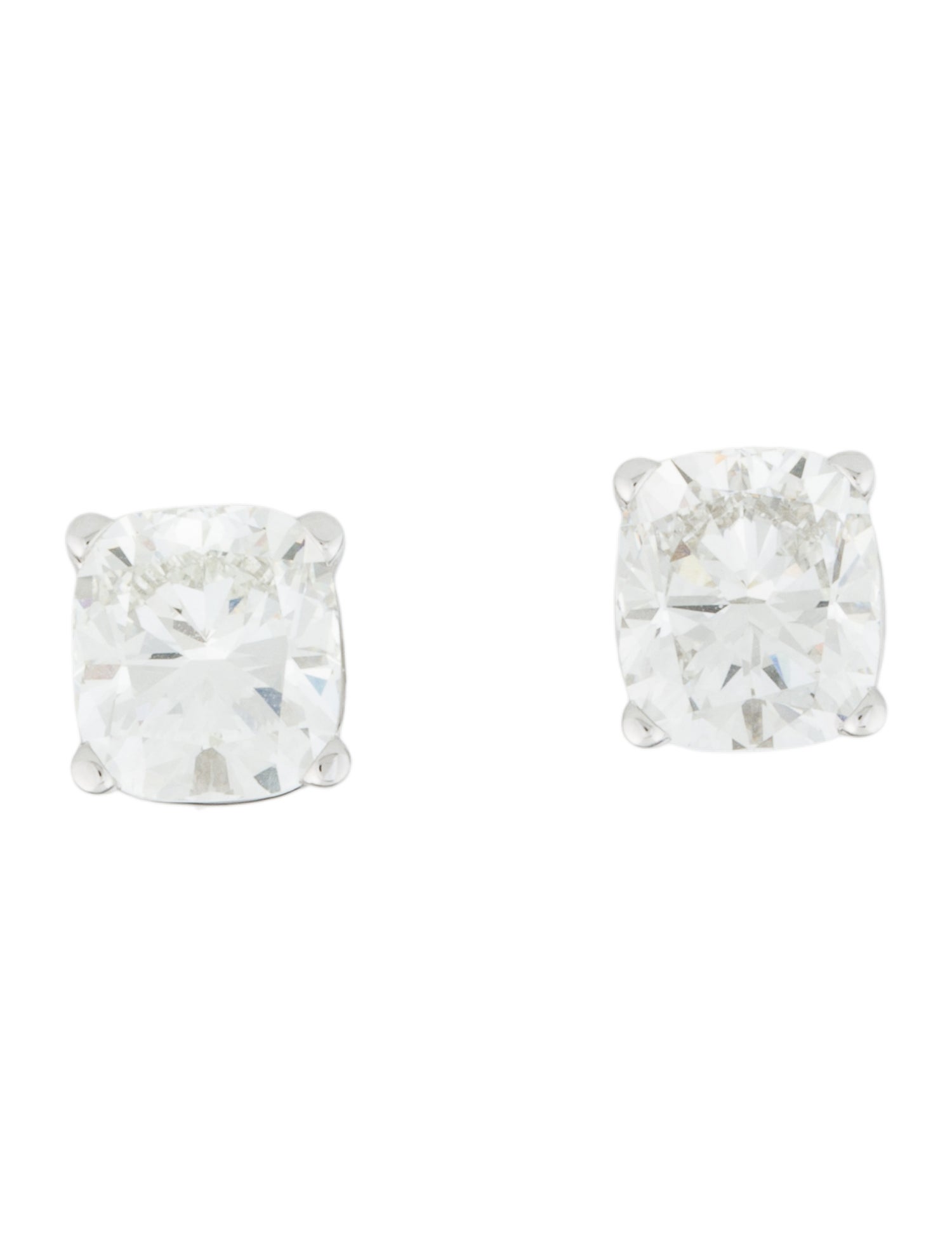 Earrings 14K 5.10ctw Lab-Grown Diamond Solitaire Stud
