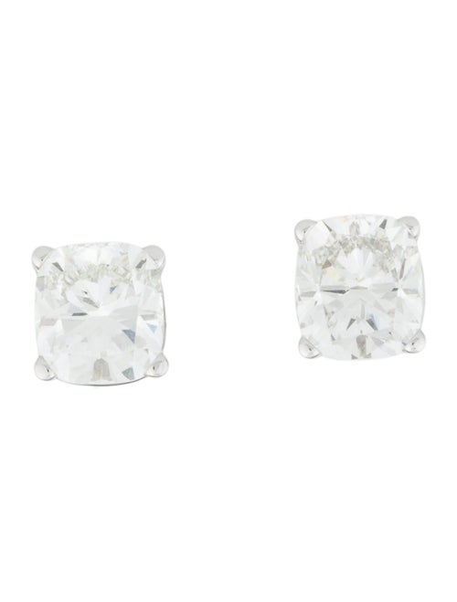 Earrings 14K 5.10ctw Lab-Grown Diamond Solitaire Stud Earrings