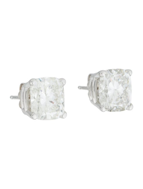 Earrings 14K 5.10ctw Lab-Grown Diamond Solitaire Stud Earrings