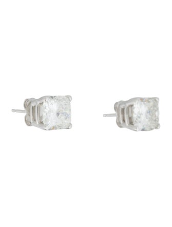 Earrings 14K 5.07ctw Lab-Grown Diamond Solitaire Stud Earrings