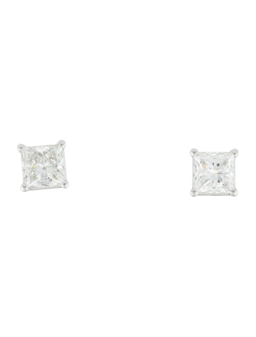 Earrings 14K 3.56ctw Lab-Grown Diamond Solitaire Stud Earrings